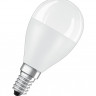 Лампа светодиодная LED G3 Value LVCLP75 10SW/830 10Вт шар матовая 3000К тепл. бел. E14 800лм 230В 10х1 RU OSRAM 4058075579712