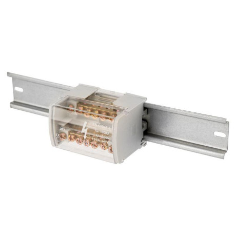 Шина на DIN-рейку в корпусе (кросс-модуль) 2х7 Rexant 11-2302-7