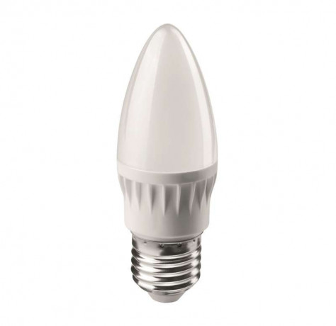 Лампа светодиодная 71 631 OLL-C37-6-230-4K-E27-FR 6Вт свеча 4000К нейтр. бел. E27 600лм 176-264В ОНЛАЙТ 71631
