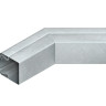 Наружный угол 45° с крышкой, 40x60 мм, сталь, оцинк. NIEDAX LUAB 40.060