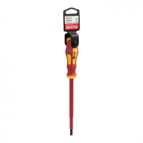 Отвертка SL6.5х150мм Master 1000В Basic EKF sl-6.5-150-mas-in