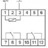 Реле промежуточное PK-2P/Un (монтаж на DIN-рейке 35мм 24В AC/DC 2х8А 2P IP20) F&F EA06.001.008