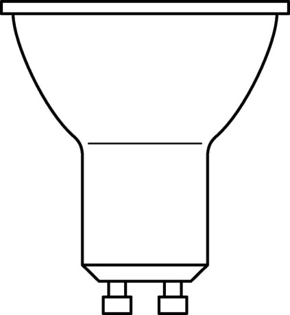 Лампа светодиодная LED Value LVPAR1675 10SW/865 230В GU10 2х5 RU (уп.5шт) OSRAM 4058075585072