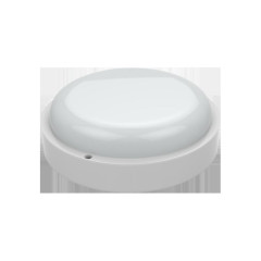 Светильник светодиодный Lite 12Вт 4000К IP65 940лм d140х48мм ДБП круг настенно-потолочный с оптико-акустическим датчиком GAUSS 126418212-S
