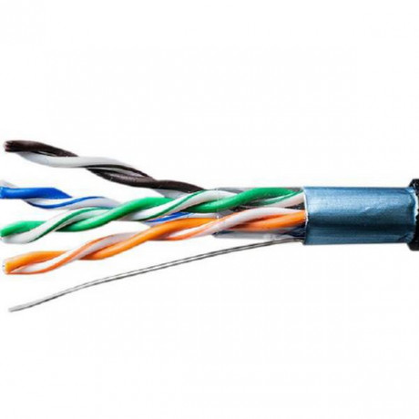 Кабель витая пара F/UTP кат.5E 4х2х24AWG solid Cu PE Outdoor Standard черн. (м) SUPRLAN 01-1028-1
