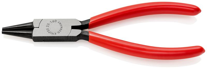 Круглогубцы губки d3х30мм L-160мм обливные рукоятки черн. Knipex KN-2201160