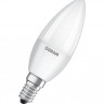 Лампа светодиодная LED Antibacterial 7.5Вт B свеча матовая 4000К нейтр. бел. E14 806лм 220-240В угол пучка 220град. бактерицидн. покрыт. (замена 75Вт) OSRAM 4058075561557