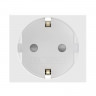 Розетка 1-м 2мод. Viva 16А IP20 2P+E с заземл. защ. шторки бел. DKC 45005
