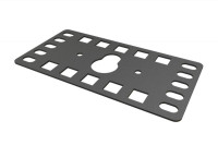 Кронштейн 1.5U крепежа "монетка" PMR-1.5U-M-RAL9005 черн. (уп.4шт) Hyperline 444558