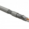 Кабель для сетей Industrial Ethernet кат. 6 4х2х24 AWG (19х0.12мм) многопров. жилы (patch) SF/UTP PU ISFUTP4-C6-P24/19-PU-GY Сер (уп.500м) Hyperline 444049