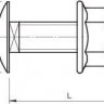 Комплект креплений M6х12 FRSB 6х12 F (болт с плоской головкой + комб. гайка) OBO 6406122