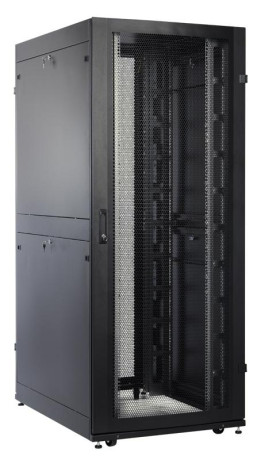 Шкаф серверный ШТК-СП-42.8.10-44АА-9005 42U 800x990мм пер.дв.перфор. 2 бок.пан. 1350кг черн. ЦМО 280326