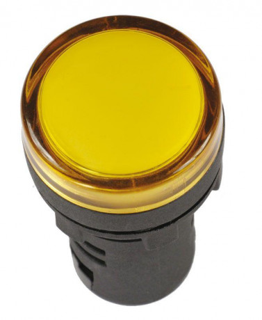 Лампа светосигнальная AD16DS d16мм 230В AC желт. KARAT IEK BLS10-ADDS-230-K05-16