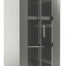 Шкаф напольный 19дюйм 22U 1166х600х800мм (ВхШхГ) передняя и задняя распашные перфор. двери (75%) ручка с замком (RAL 7035) (разобранный) TTB-2268-DD-RAL7035 сер. Hyperline 451920