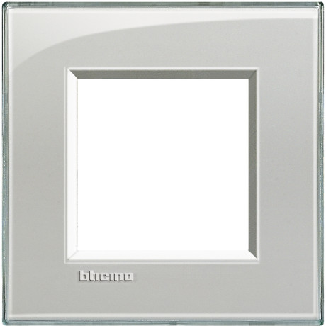 LivingLight Рамка прямоугольная, 1 пост, цвет Серое небо Bticino LNA4802KG